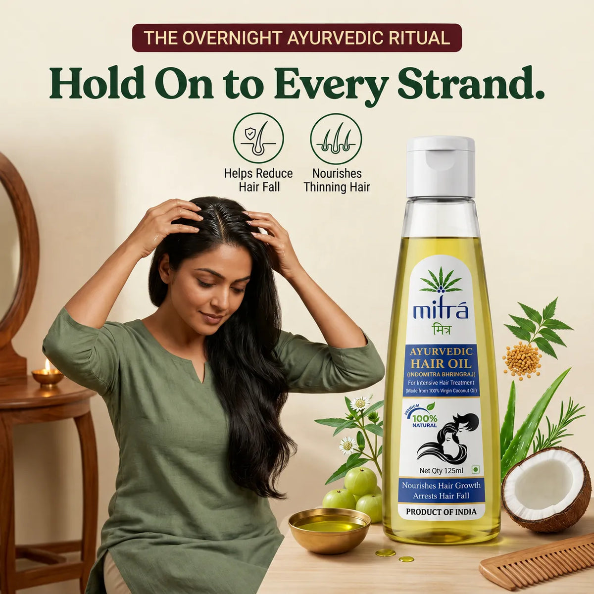 Mitra Ayurvedic Hair Oil